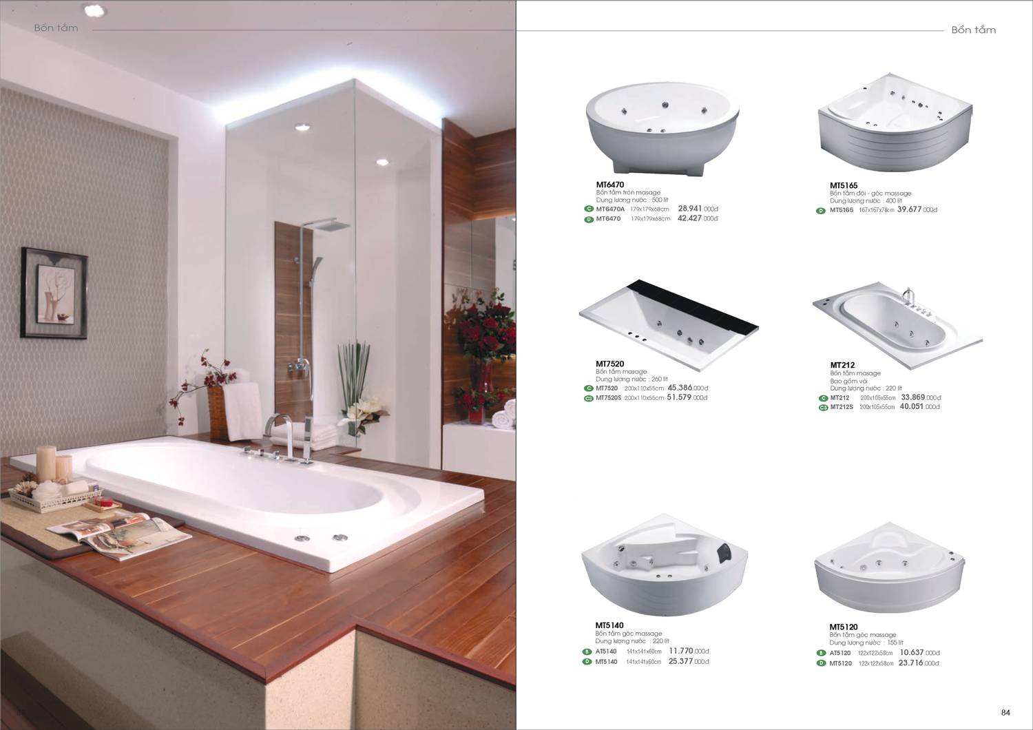 Catalogue và Bảng giá Thiết bị vệ sinh Caesar mới nhất 2024 - 2025 /Page 42